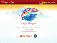 Firefox 3 Download Certificate